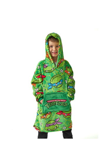 Teenage Mutant Ninja Turtles Boys Hoodie Blanket - Green