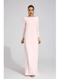 Angharad Pink Relaxed Maxi Dress - 4