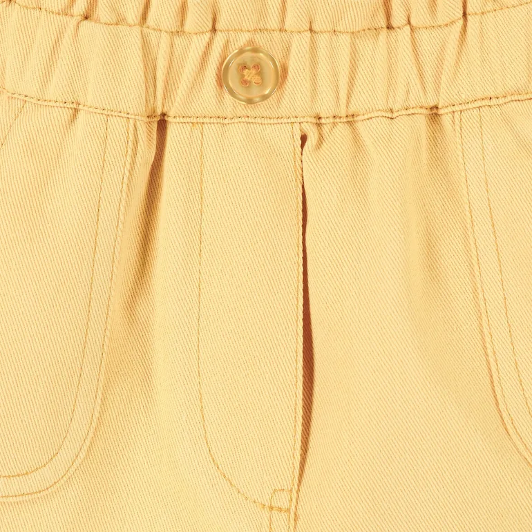 Cotton Mix Paperbag Shorts - 4