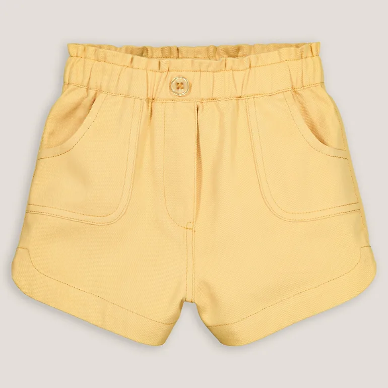 Cotton Mix Paperbag Shorts - 2
