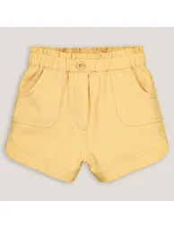 Cotton Mix Paperbag Shorts - 2