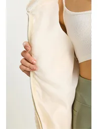 LUCCI Oversized Plush Jacket with Pockets - 5
