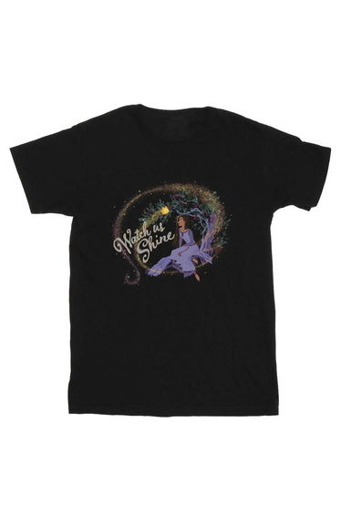 Wish Girls Watch Us Shine Cotton T-Shirt - Black