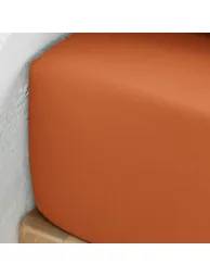 شرشف سرير قطن بحواف مطاطية إرتفاع 35سم  - 2