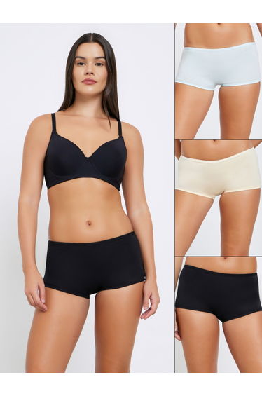 Pack of 3 - Cotton Boyshort Briefs