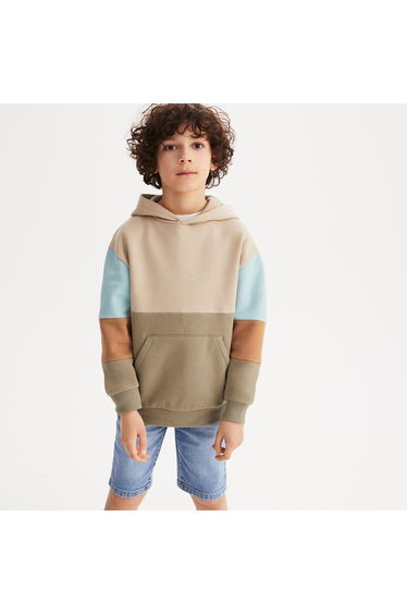 Colour Block Hoodie