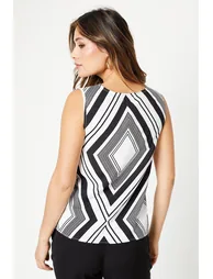 Principles by Debenhams V-Neck Sleeveless Blouse - 2