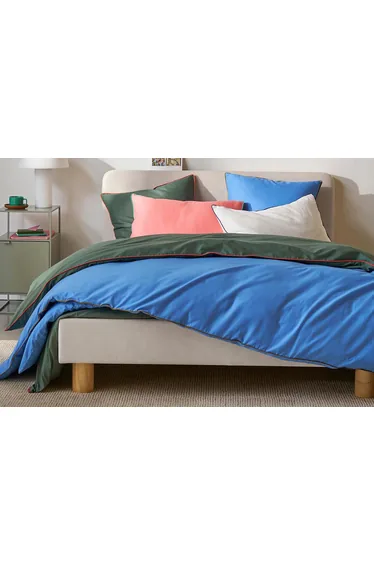 غطاء وسادة قطن سادة