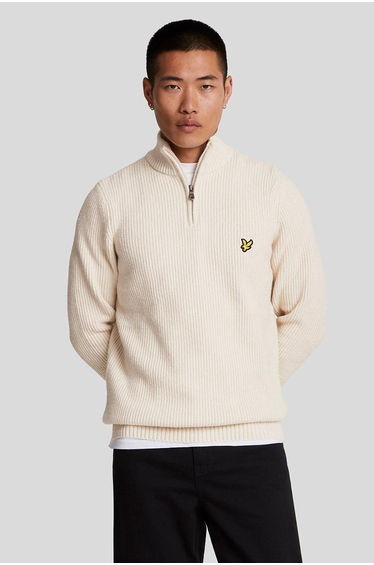 Shaker Stitch Quarter Zip Cove