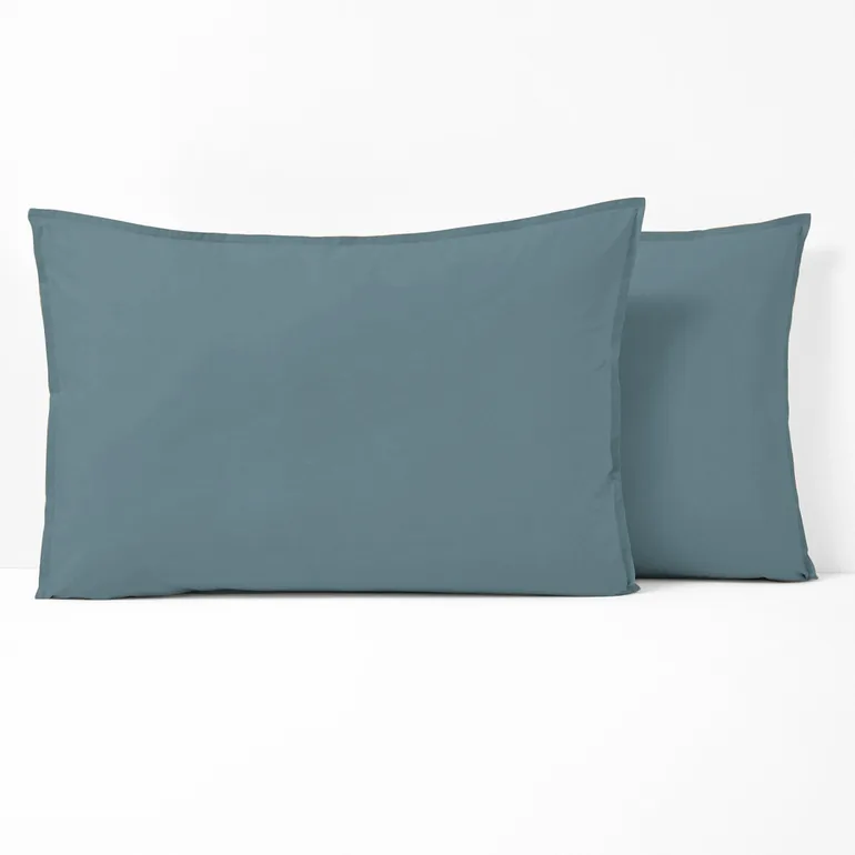 Plain Organic Cotton Percale 200 Thread Count Pillowcase - 2
