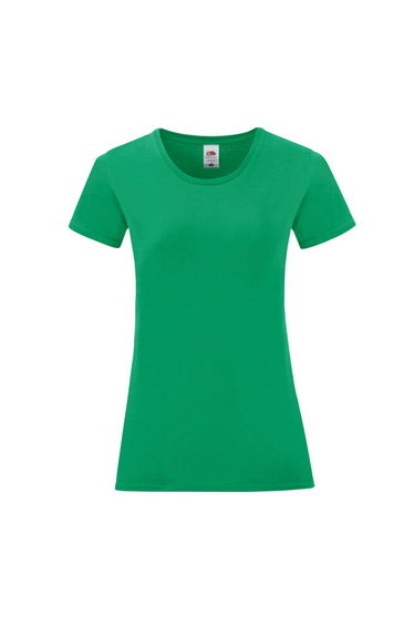 Fruit of the Loom Womens/Ladies Iconic 150 T-Shirt - Kelly Green