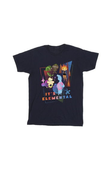 Elemental Boys It´s Elemental Cotton T-Shirt - Navy Blue