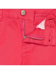 Slim Fit Cropped Trousers in Cotton - 3