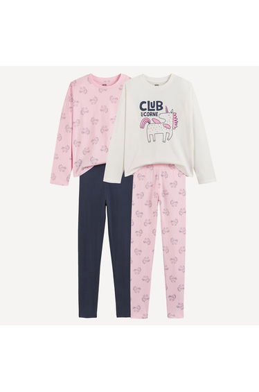 Pack of 2 Unicorn Cotton Pyjamas