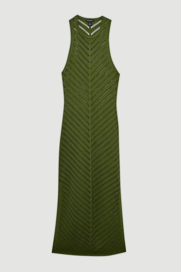 atlas knit midi dress Knit A-line Midi Dress