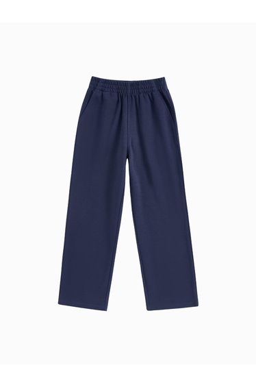 Unisex Solid Color Sweatpants - Pockets And Elastic Waist