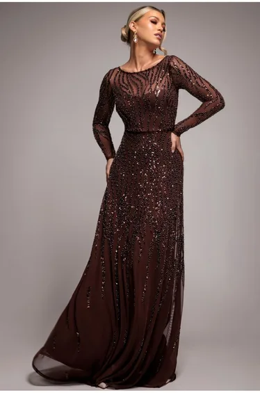 evening kaftan dress Evening Palace V-Neck Kaftan Cover-Up Dress