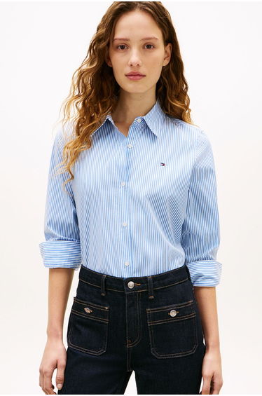 Essential Poplin Regular Shirt Blue