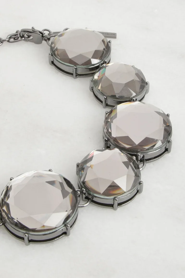 Crystal Look Chunky Choker - 3