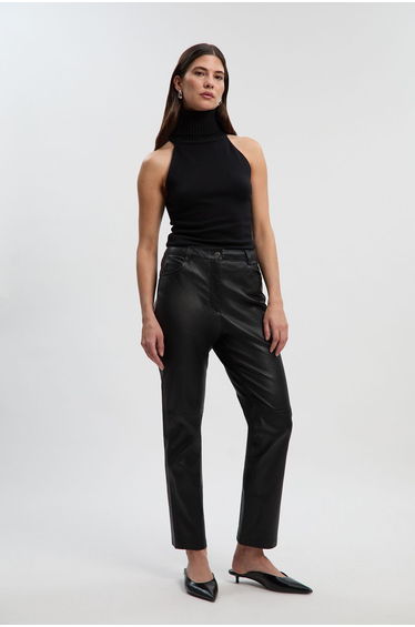 Stretch Leather Jean