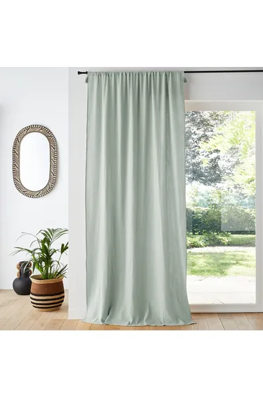 Kumla Cotton Muslin Curtain Panel