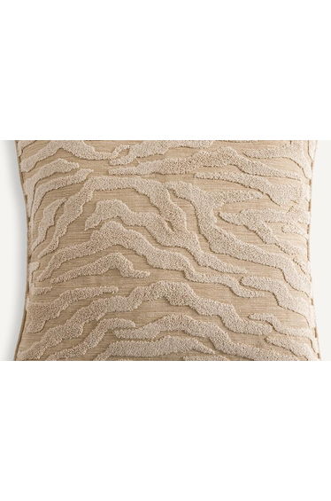 Megara Embroidered Fleece Cushion Cover