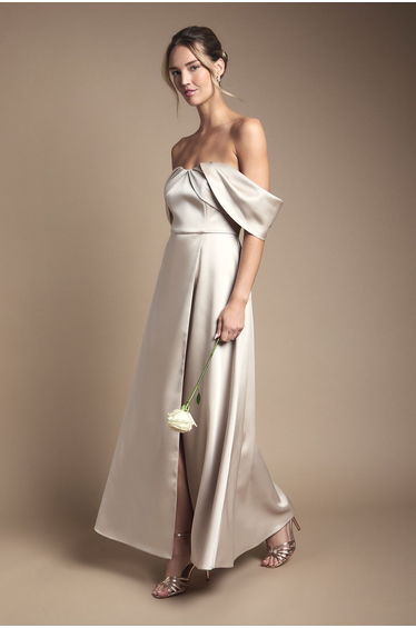 Bandeau Wrap Skirt Maxi Dress