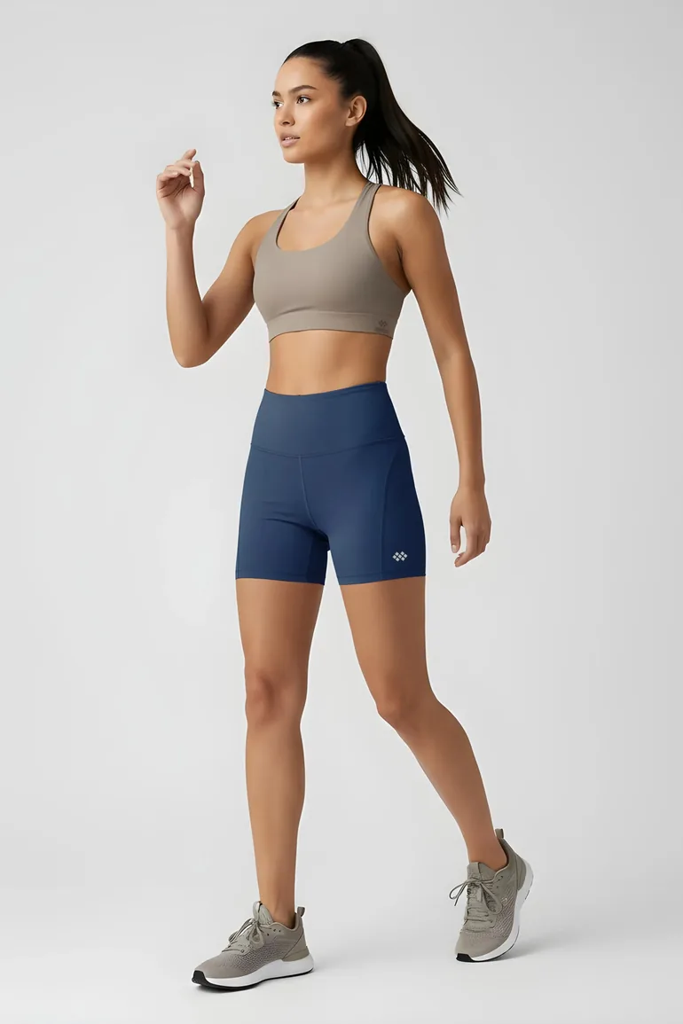 TOMMY Short High-waist Slim-fit Leggings With Belt - 2