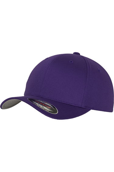 Yupoong Mens Flexfit Fitted Baseball Cap (Pack of 2) - Purple