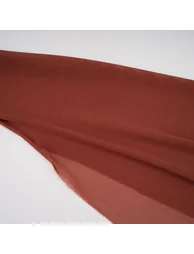 Danaé brown shirred-effect draped maxi dress - 17