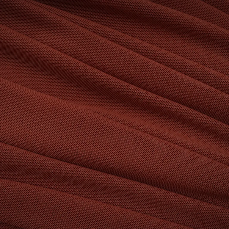 Danaé brown shirred-effect draped maxi dress - 19