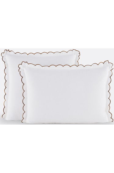 Scenario Pillowcase in Plain Washed Cotton