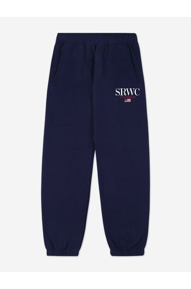 Sporty & Rich Kids Nautical Joggers in Navy