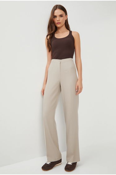 ISTANBUL High Waist Straight Leg Pants