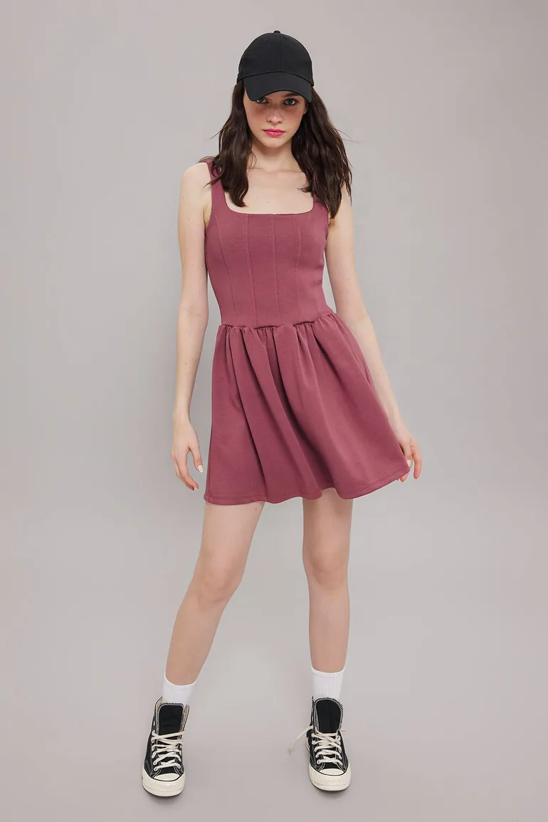 dusty rose skater dress ANYA Dusty Rose Pink draped Figure Skating Dress  Co9dancecostumes