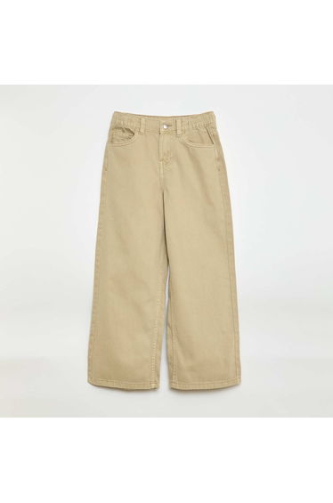 Wide-leg trousers BEIGE