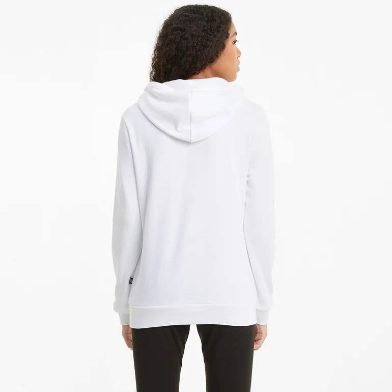 Cotton Mix Hoodie with Logo Print and Centre Pocket - 2