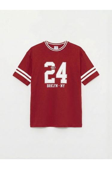 Girls' Crew Neck Printed T-Shirt