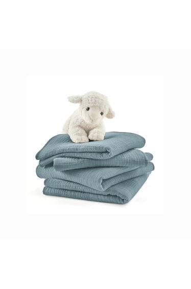 Kumla Set of 4 Cotton Muslin Squares