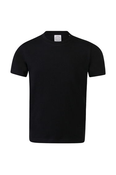 SF Childrens/Kids Feel Good Plain Stretch T-Shirt - Black