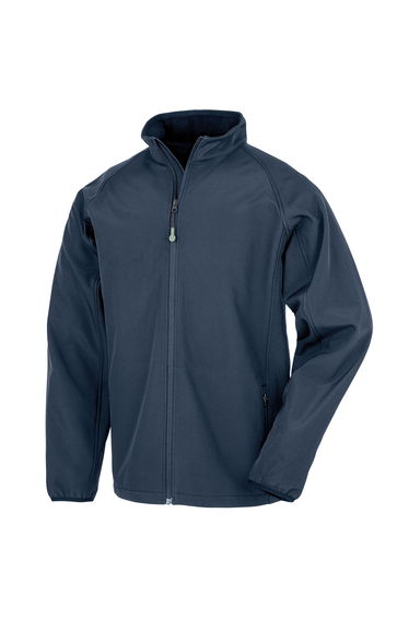 Result Genuine Recycled Mens Softshell Printable Jacket - Navy