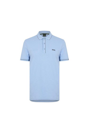 Boss Mens Paule Polo Shirt - Blue