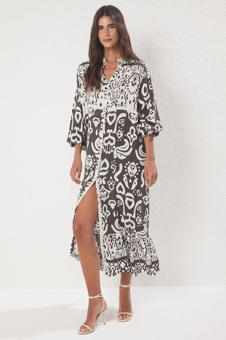 white christmas dresses Stillwater Wide Rib Ventanas Maxi Dress