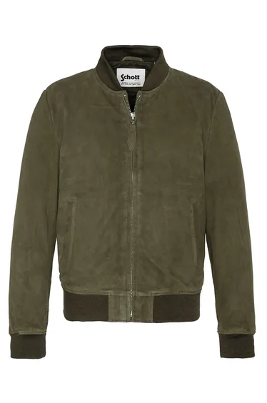 LC300 Suede Bomber Jacket