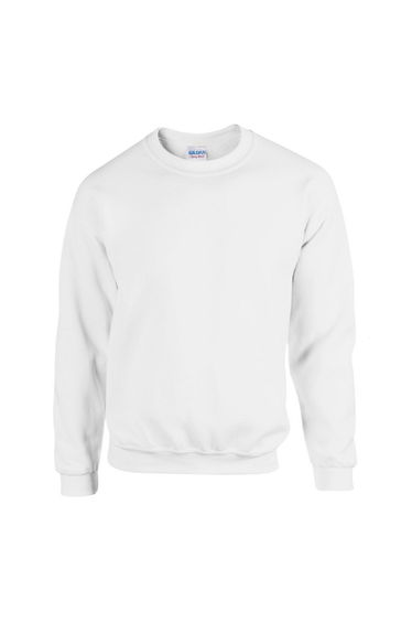 Gildan Childrens Unisex Heavy Blend Crewneck Sweatshirt - White