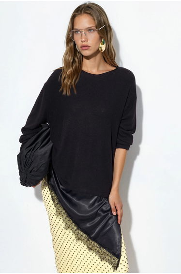 BUSEM Women’s Crew Neck Knit Sweater