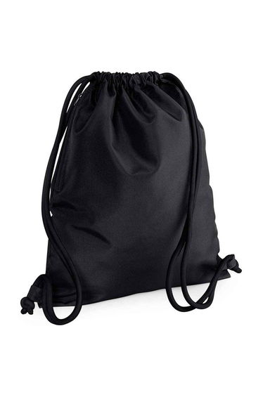 Bagbase Icon Drawstring Bag - Black