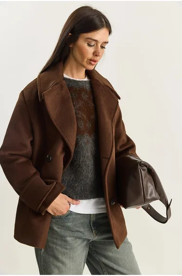 معطف بيانكو لوتشي بني