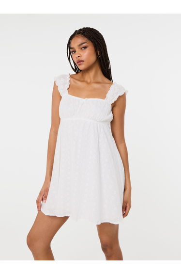 Babydoll Broderie Dress