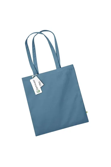 Westford Mill EarthAware Organic Bag For Life Tote Bag - Airforce Blue